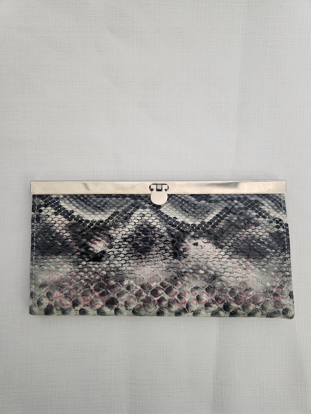 Snake Skin Clutch Wallet